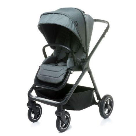 Carucior reversibil cu roti de cauciuc (max. 22 Kg) 4Baby EVERSO Gri - imagine 24